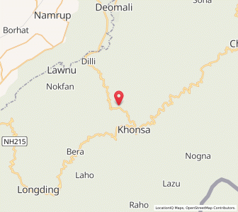 Map of Borduria, Arunachal Pradesh