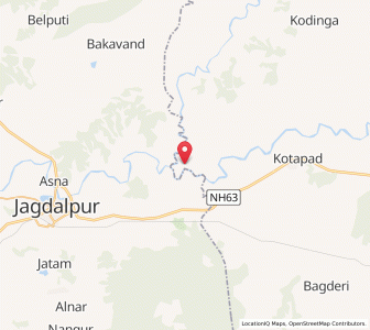 Map of Borgam, Andhra Pradesh
