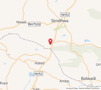 Map of Borghat, Madhya Pradesh