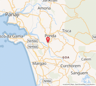 Map of Borim, Goa