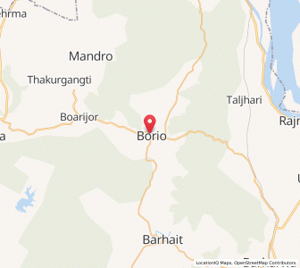 Map of Borio, Jharkhand