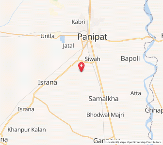 Map of Borsham, Haryana