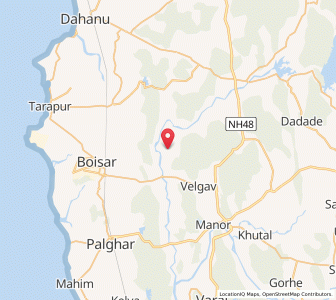 Map of Borsheti, Maharashtra