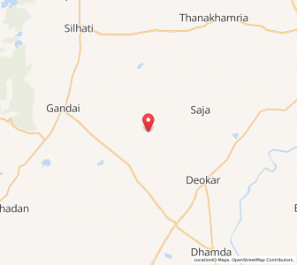 Map of Bortara, Chhattisgarh