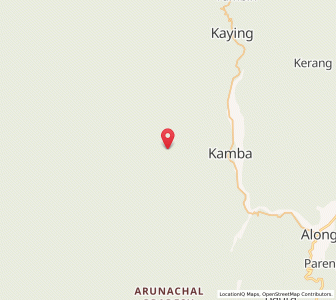 Map of Boru, Arunachal Pradesh