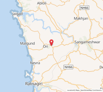 Map of Borvad Wari, Maharashtra