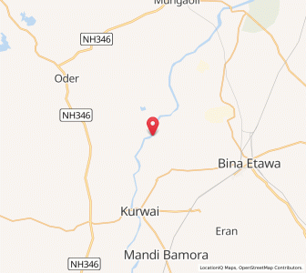 Map of Bothi, Madhya Pradesh