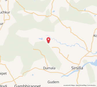 Map of Bowsahibpeta, Andhra Pradesh