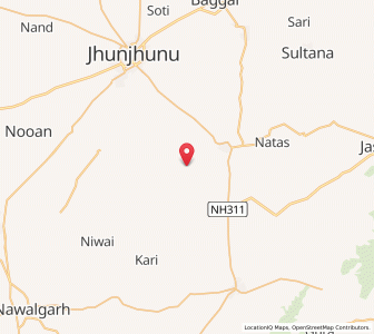 Map of Brahamano ki Dhani, Rajasthan