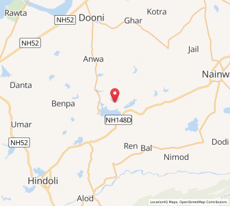 Map of Brahman ka Jhonpara, Rajasthan