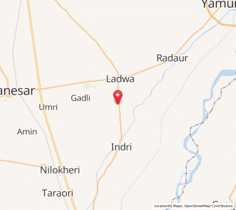 Map of Brahman Majra, Haryana