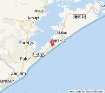Map of Brahmando, Odisha
