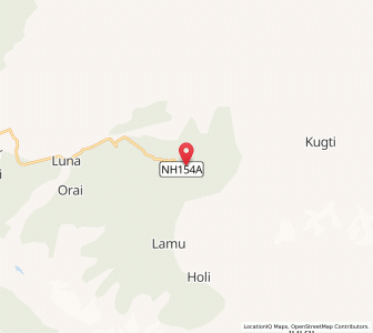 Map of Brahmaur, Himachal Pradesh