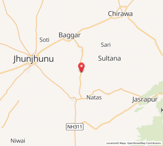Map of Brahmonon Ki Dhani, Rajasthan