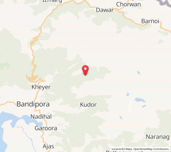Map of Brarbaz, Kashmir