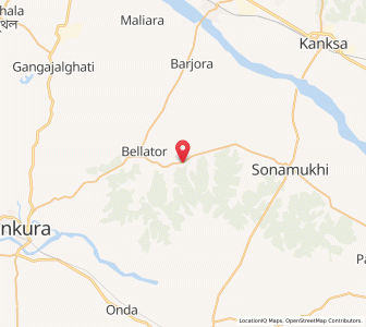 Map of Brindabanpur, West Bengal