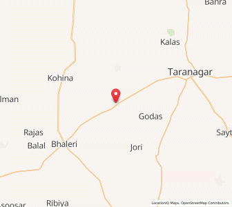 Map of Buchas, Rajasthan