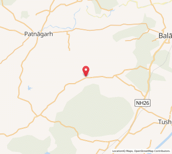 Map of Budabal, Odisha