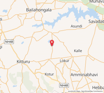 Map of Budarkatti, Karnataka