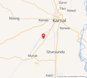 Map of Budhanpurabad, Haryana