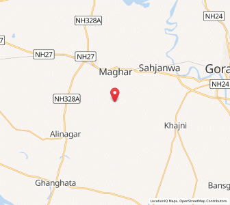 Map of Budhat, Uttar Pradesh