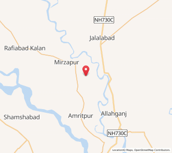 Map of Budhaura, Uttar Pradesh
