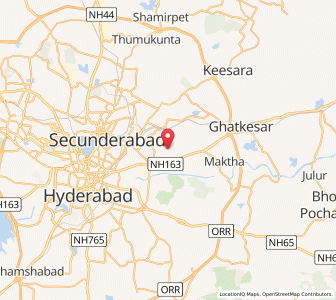 Map of Budrel, Andhra Pradesh