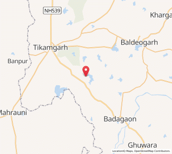Map of Bugpura, Madhya Pradesh