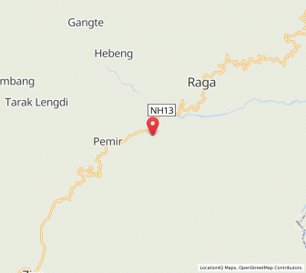 Map of Buha, Arunachal Pradesh