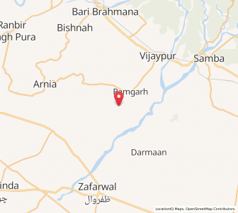 Map of Bukhan Kani, Kashmir