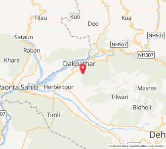 Map of Bulaqiwala, Uttarakhand