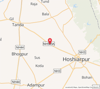 Map of Bulhowal, Punjab