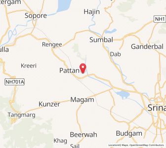 Map of Buna Kirpalpur, Kashmir
