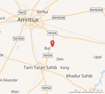 Map of Bundala, Punjab