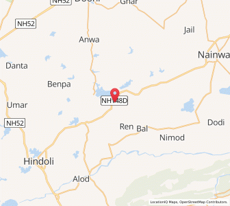 Map of Bundi ka Gothra, Rajasthan