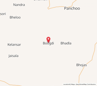 Map of Bungri, Rajasthan