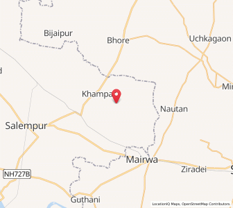 Map of Bungura, Uttar Pradesh