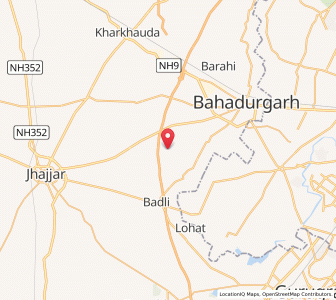 Map of Bupania, Haryana