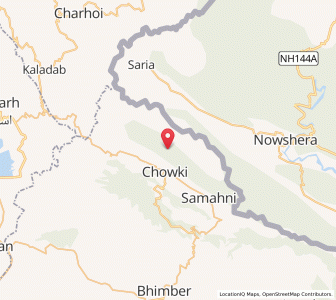 Map of Bura, Kashmir