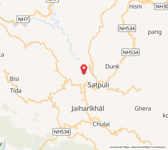 Map of Buransi, Uttarakhand