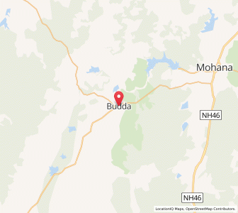 Map of Burda, Madhya Pradesh