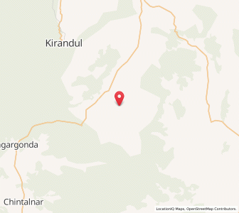 Map of Burgam, Chhattisgarh