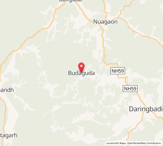 Map of Burhagurha, Odisha