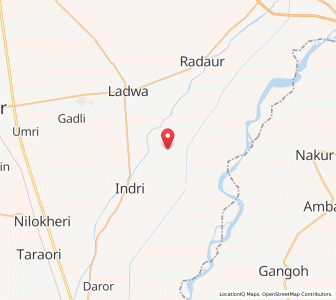 Map of Burhanpur Khalsa, Haryana
