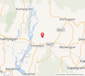 Map of Burichatan, Assam