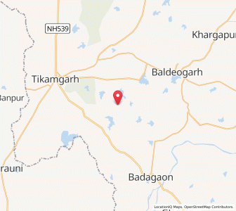 Map of Burkikhera, Madhya Pradesh