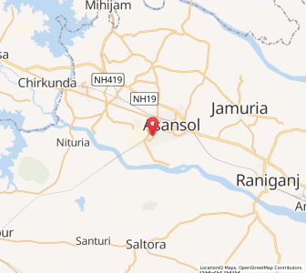 Map of Burnpur, West Bengal