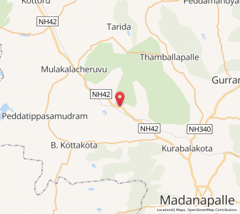 Map of Burrakayalakota, Andhra Pradesh
