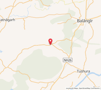 Map of Butiarbal, Odisha