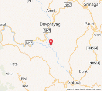 Map of Byansghat, Uttarakhand